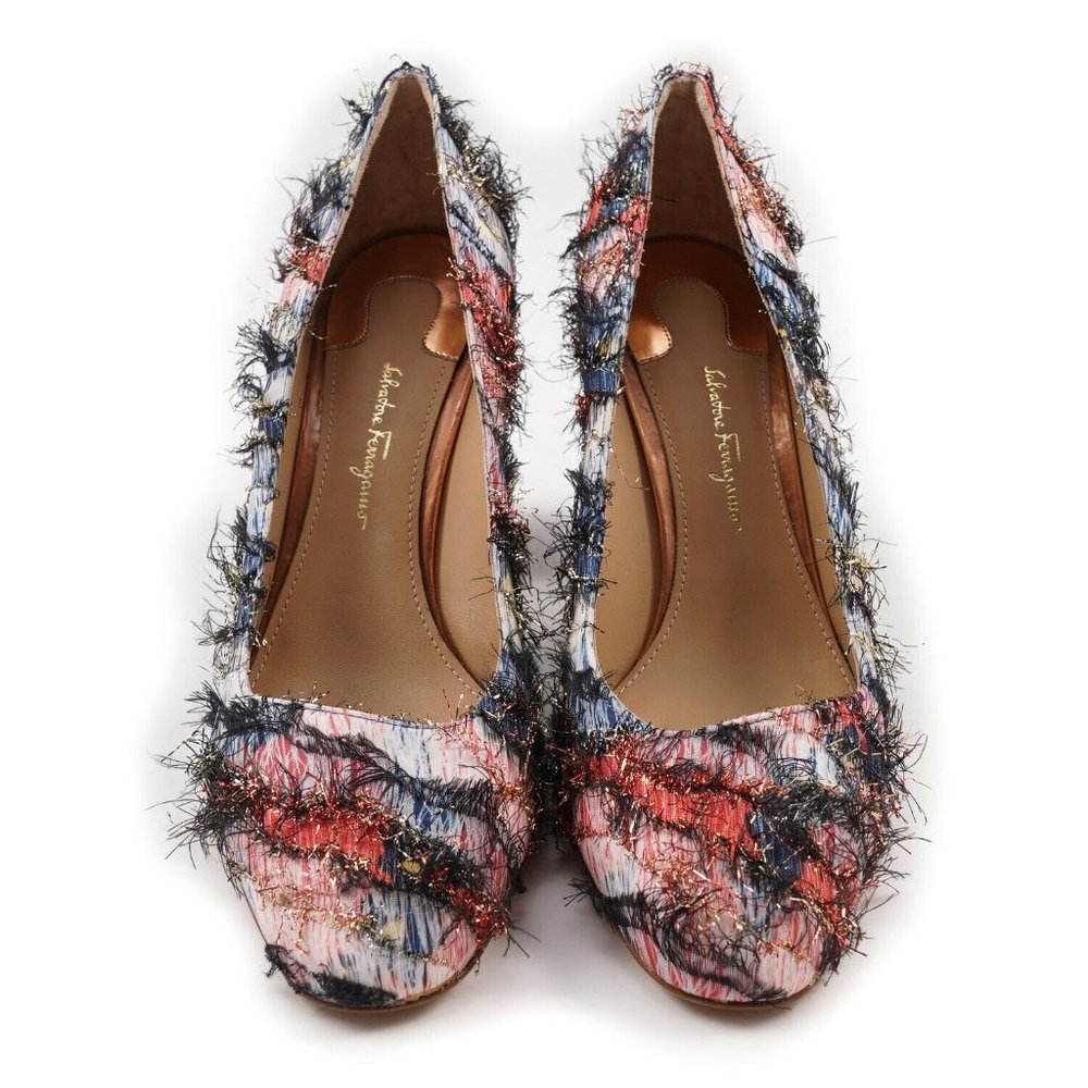 Salvatore Ferragamo 'Arezzo 85' Multicolor Fabric